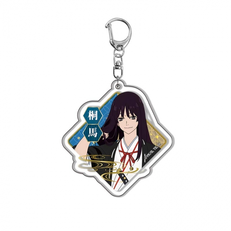 jigokuraku Anime Acrylic Keychain Charm price for 5 pcs 1338Y