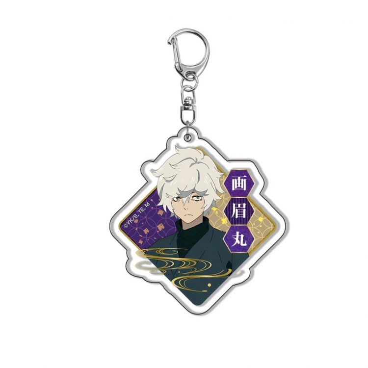 jigokuraku Anime Acrylic Keychain Charm price for 5 pcs 1328Y