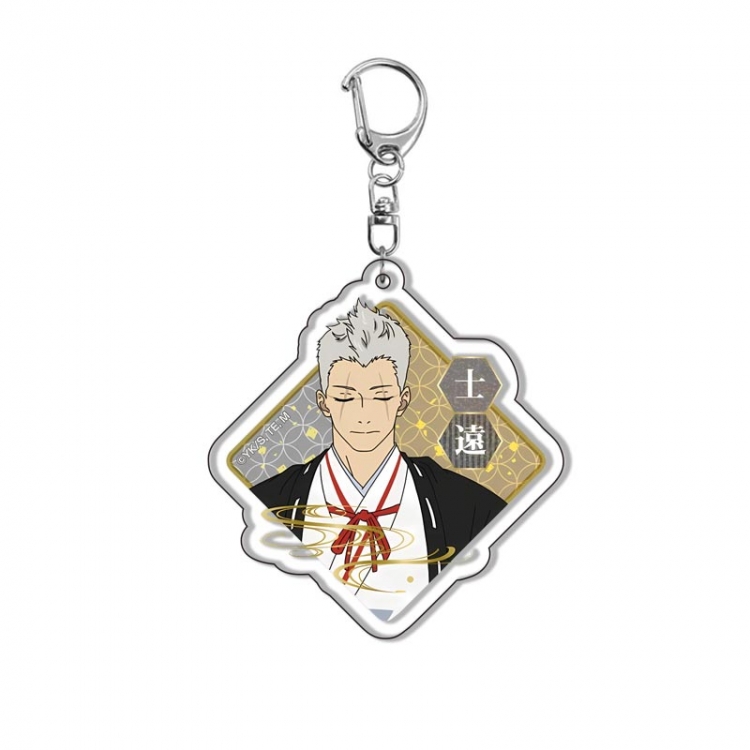 jigokuraku Anime Acrylic Keychain Charm price for 5 pcs 1332Y