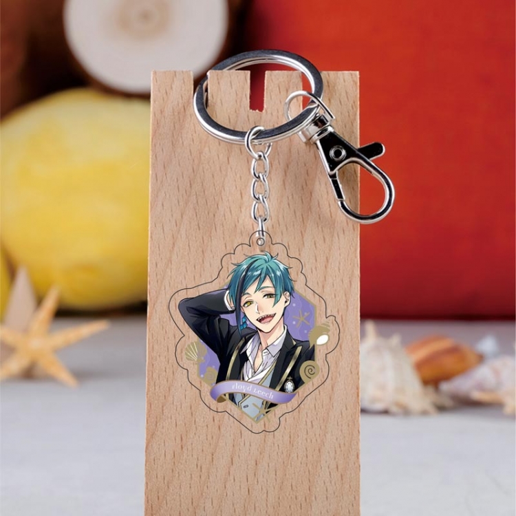 Disney Twisted-Wonderland Anime acrylic Key Chain price for 5 pcs 6040