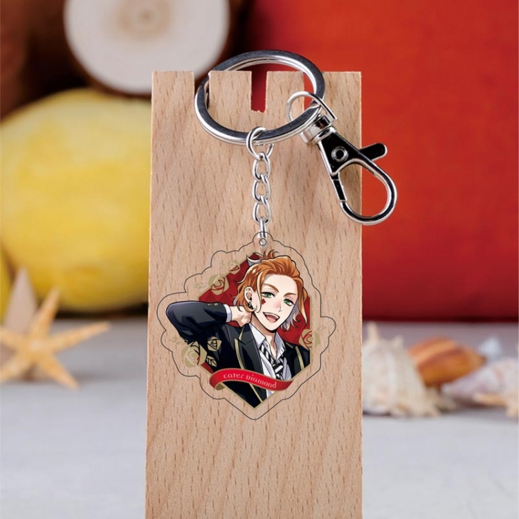 Disney Twisted-Wonderland Anime acrylic Key Chain price for 5 pcs 6034