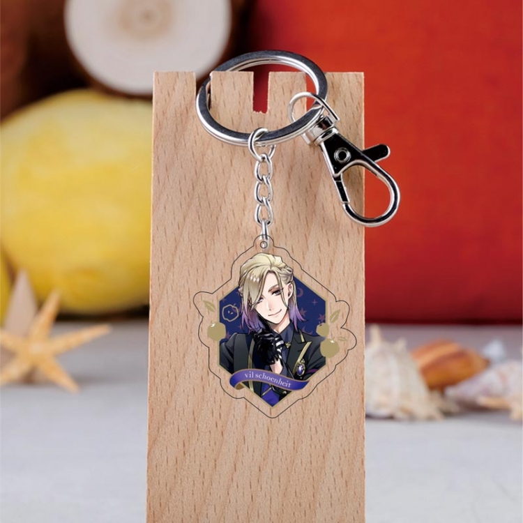 Disney Twisted-Wonderland Anime acrylic Key Chain price for 5 pcs 6059