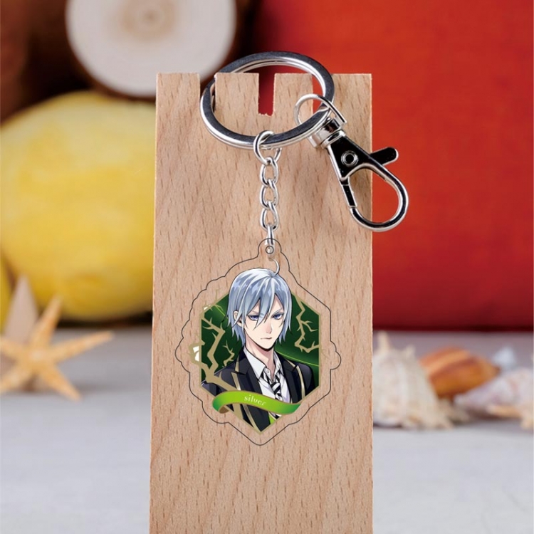 Disney Twisted-Wonderland Anime acrylic Key Chain price for 5 pcs 6066