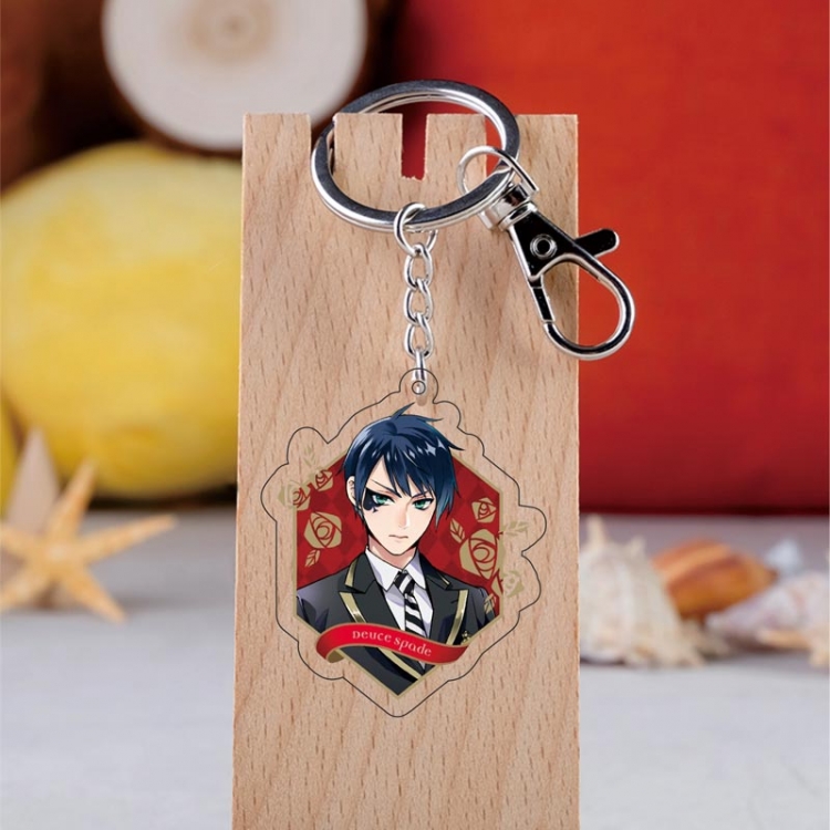 Disney Twisted-Wonderland Anime acrylic Key Chain price for 5 pcs 6032