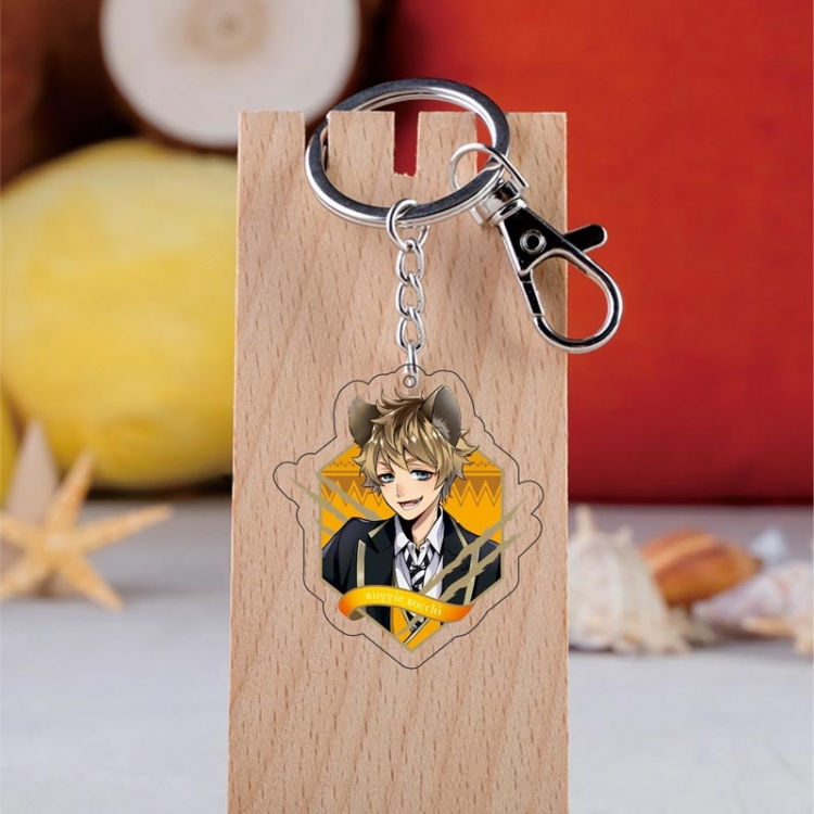 Disney Twisted-Wonderland Anime acrylic Key Chain price for 5 pcs 6037