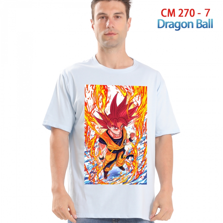 DRAGON BALL Printed short-sleeved cotton T-shirt from S to 4XL  270 7