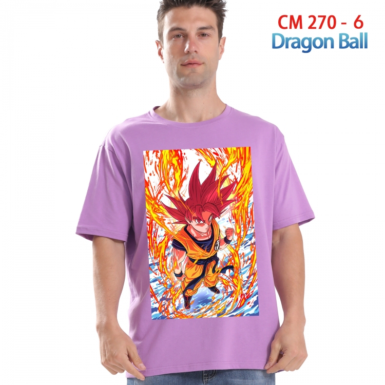 DRAGON BALL Printed short-sleeved cotton T-shirt from S to 4XL 270 6
