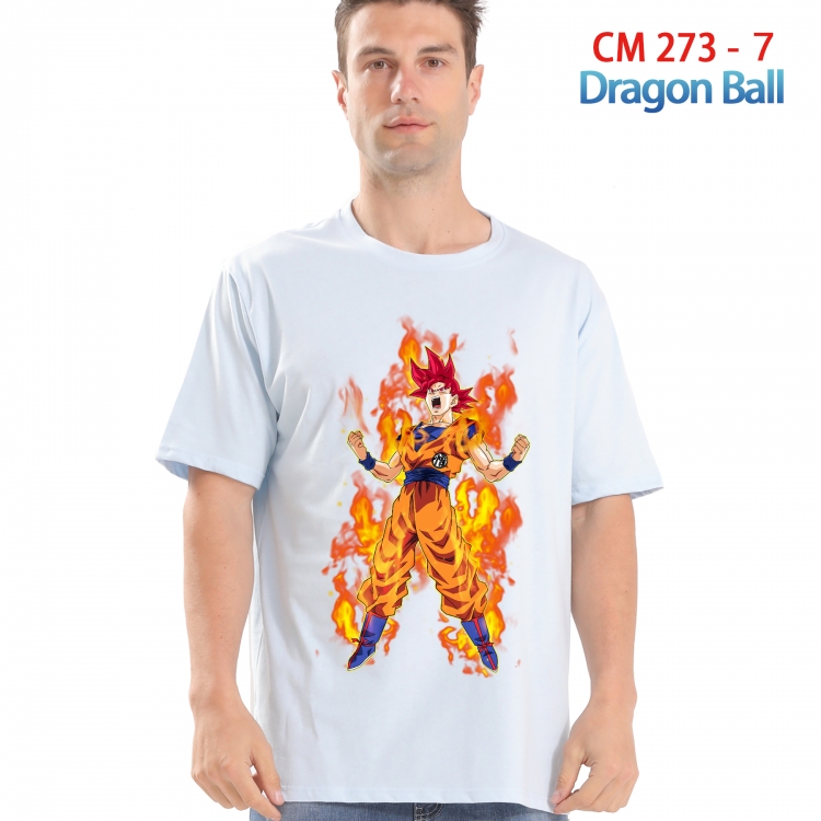 DRAGON BALL Printed short-sleeved cotton T-shirt from S to 4XL  273 7