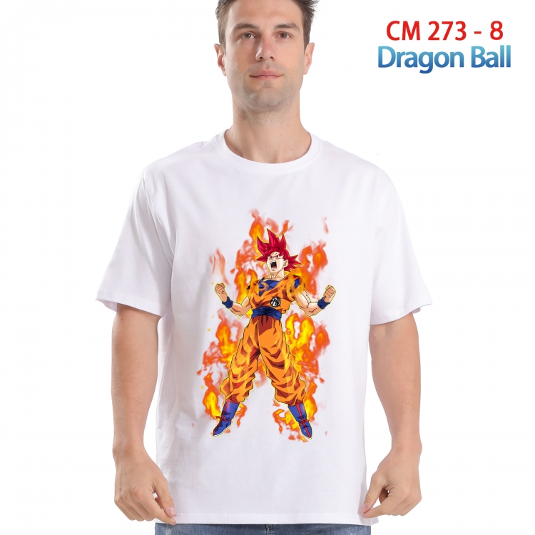 DRAGON BALL Printed short-sleeved cotton T-shirt from S to 4XL 273 8