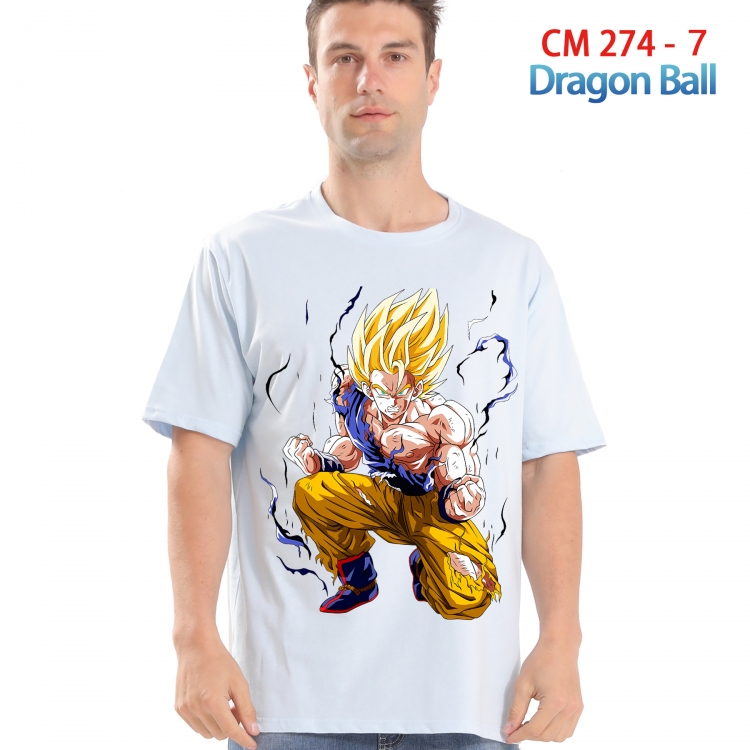 DRAGON BALL Printed short-sleeved cotton T-shirt from S to 4XL  274 7
