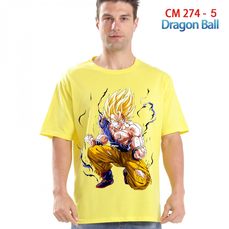DRAGON BALL Printed short-sleeved cotton T-shirt from S to 4XL  274 5