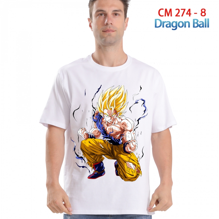 DRAGON BALL Printed short-sleeved cotton T-shirt from S to 4XL 274 8