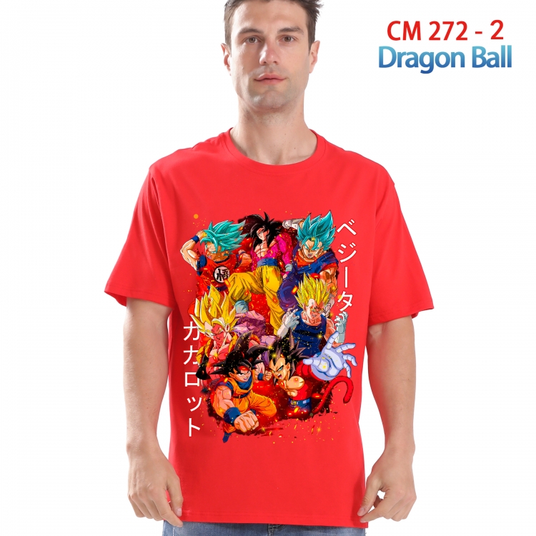 DRAGON BALL Printed short-sleeved cotton T-shirt from S to 4XL 272 2