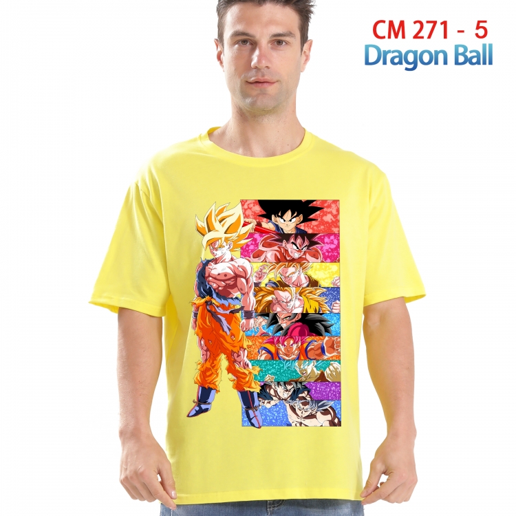 DRAGON BALL Printed short-sleeved cotton T-shirt from S to 4XL  271 5