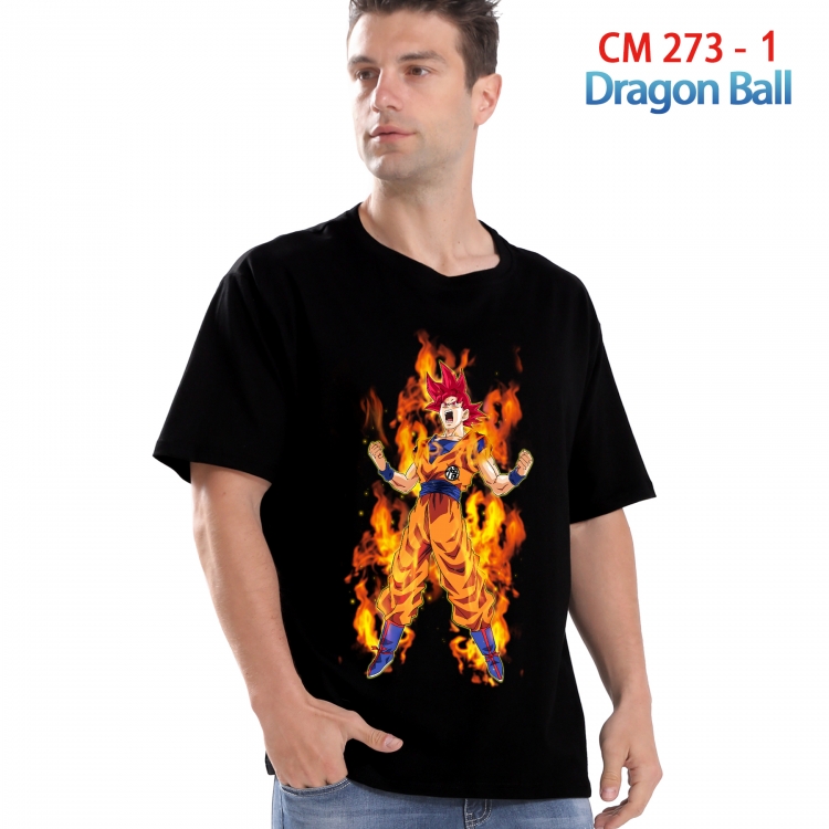 DRAGON BALL Printed short-sleeved cotton T-shirt from S to 4XL  273 1