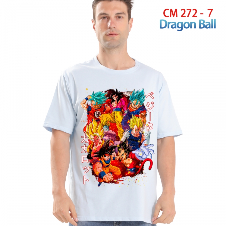 DRAGON BALL Printed short-sleeved cotton T-shirt from S to 4XL  272 7