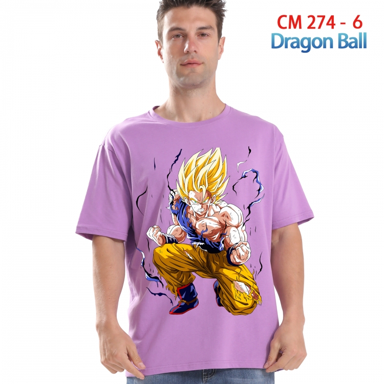 DRAGON BALL Printed short-sleeved cotton T-shirt from S to 4XL 274 6