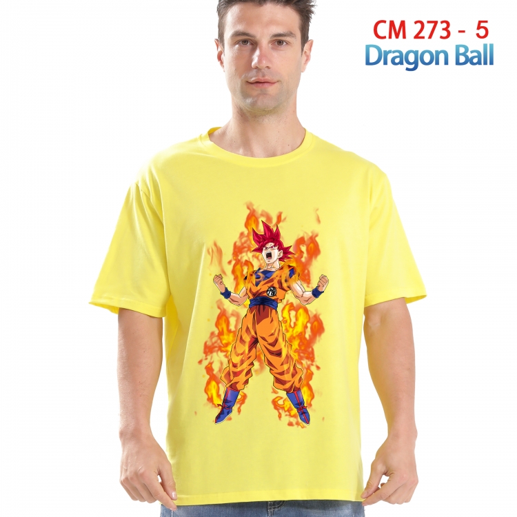 DRAGON BALL Printed short-sleeved cotton T-shirt from S to 4XL 273 5