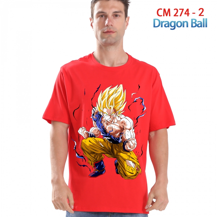 DRAGON BALL Printed short-sleeved cotton T-shirt from S to 4XL  274 2