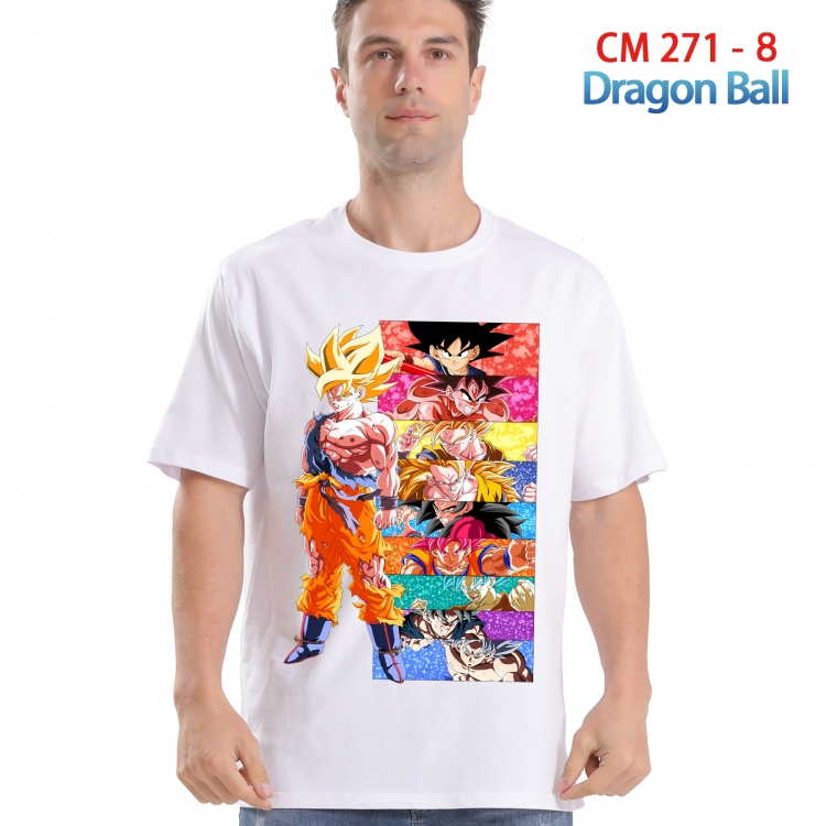 DRAGON BALL Printed short-sleeved cotton T-shirt from S to 4XL 271 8