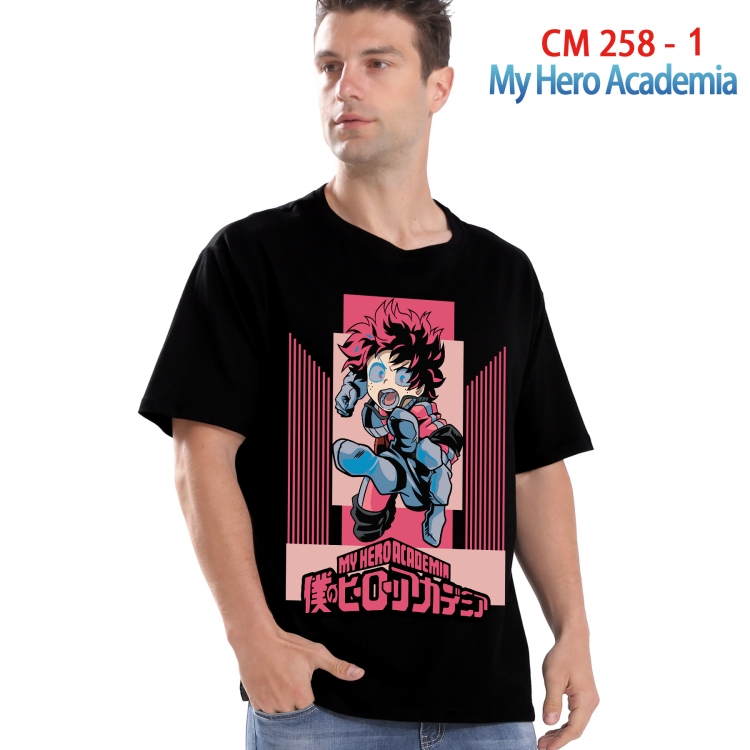 My Hero Academia Printed short-sleeved cotton T-shirt from S to 4XL 258 1