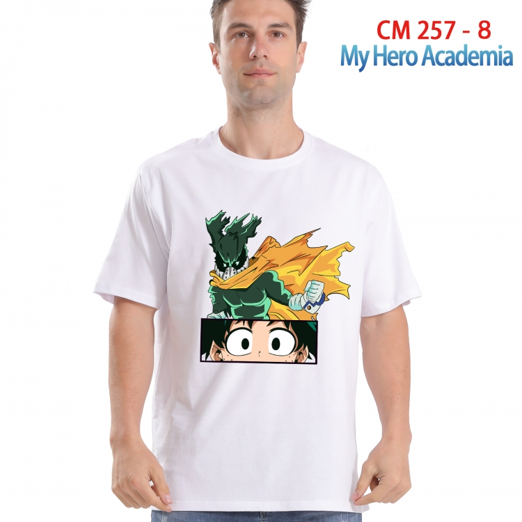 My Hero Academia Printed short-sleeved cotton T-shirt from S to 4XL 257 8