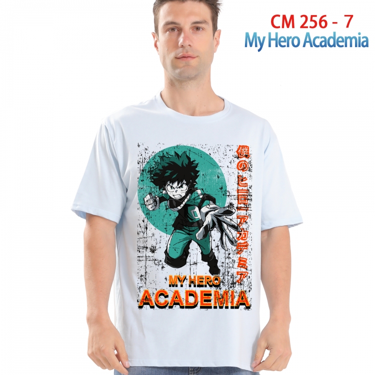 My Hero Academia Printed short-sleeved cotton T-shirt from S to 4XL 256 7