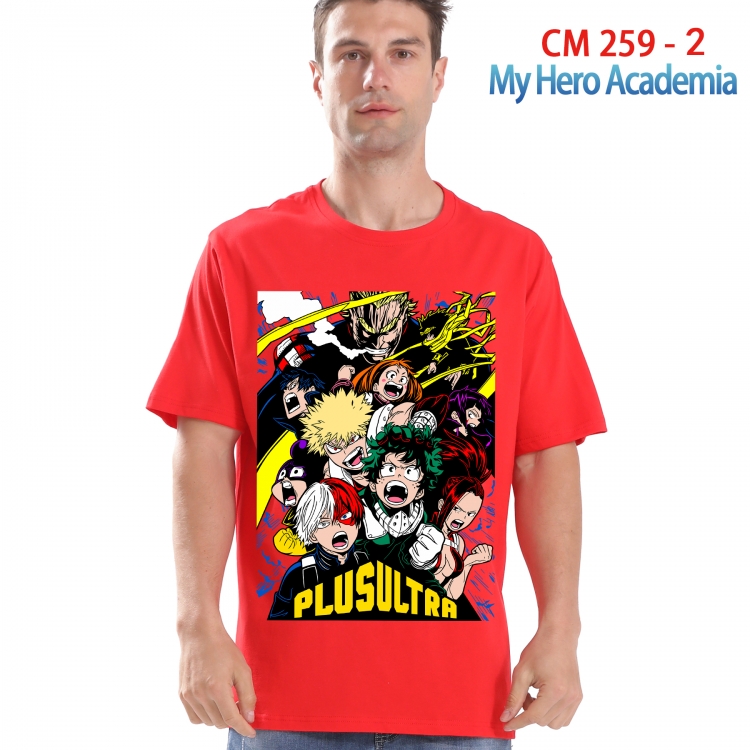 My Hero Academia Printed short-sleeved cotton T-shirt from S to 4XL 259 2