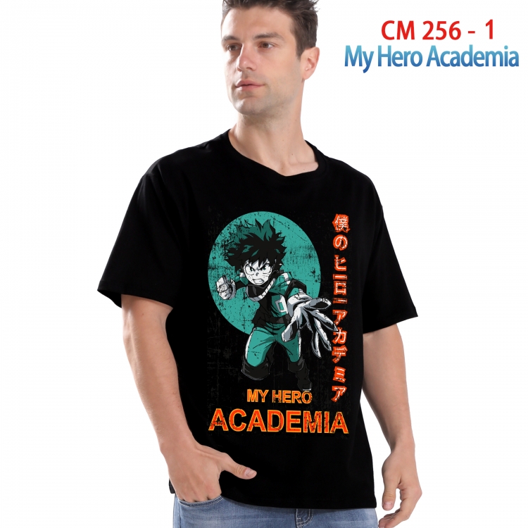 My Hero Academia Printed short-sleeved cotton T-shirt from S to 4XL 256 1