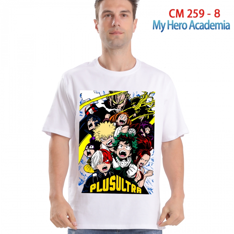 My Hero Academia Printed short-sleeved cotton T-shirt from S to 4XL 259 8