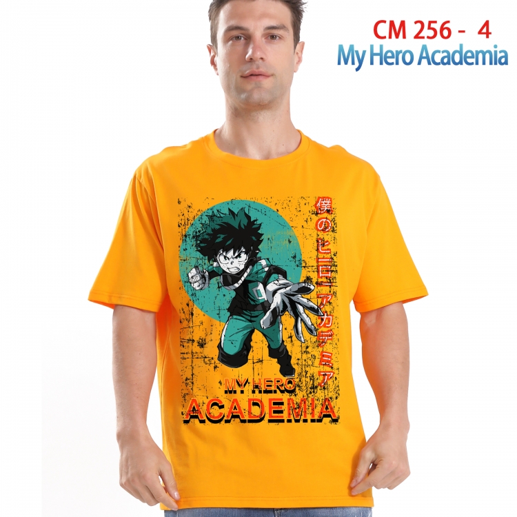 My Hero Academia Printed short-sleeved cotton T-shirt from S to 4XL 256 4