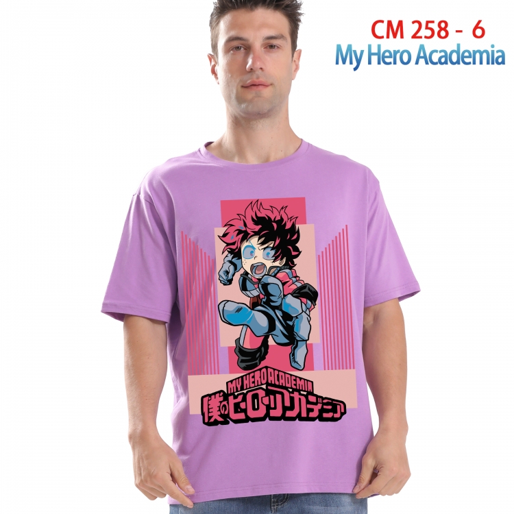 My Hero Academia Printed short-sleeved cotton T-shirt from S to 4XL 258 6