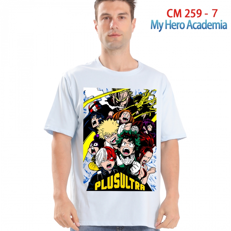 My Hero Academia Printed short-sleeved cotton T-shirt from S to 4XL 259 7