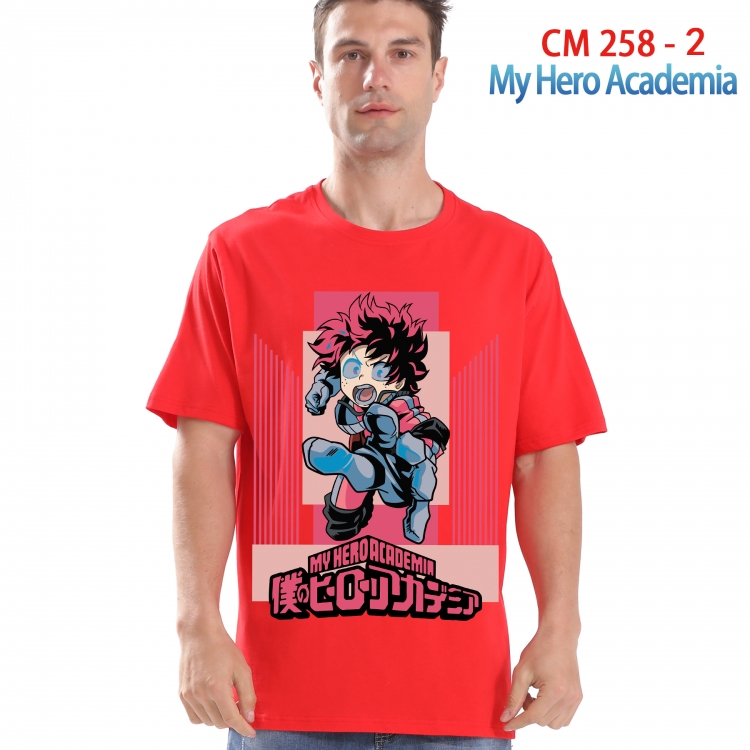 My Hero Academia Printed short-sleeved cotton T-shirt from S to 4XL 258 2