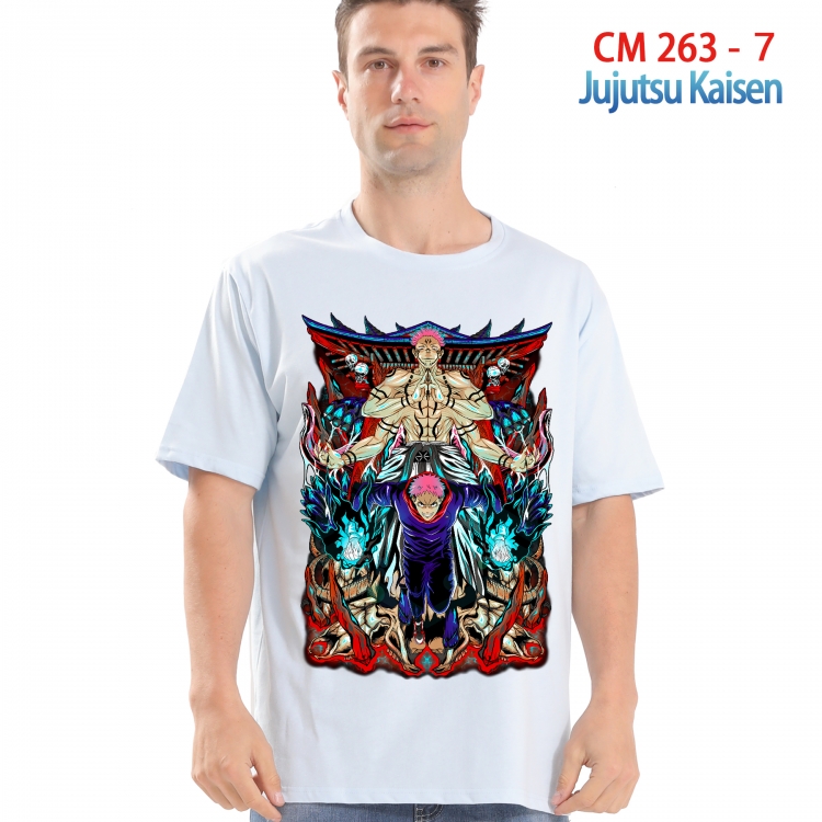 Jujutsu Kaisen Printed short-sleeved cotton T-shirt from S to 4XL 263 7