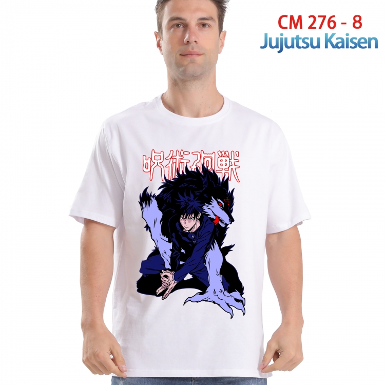 Jujutsu Kaisen Printed short-sleeved cotton T-shirt from S to 4XL 276 8