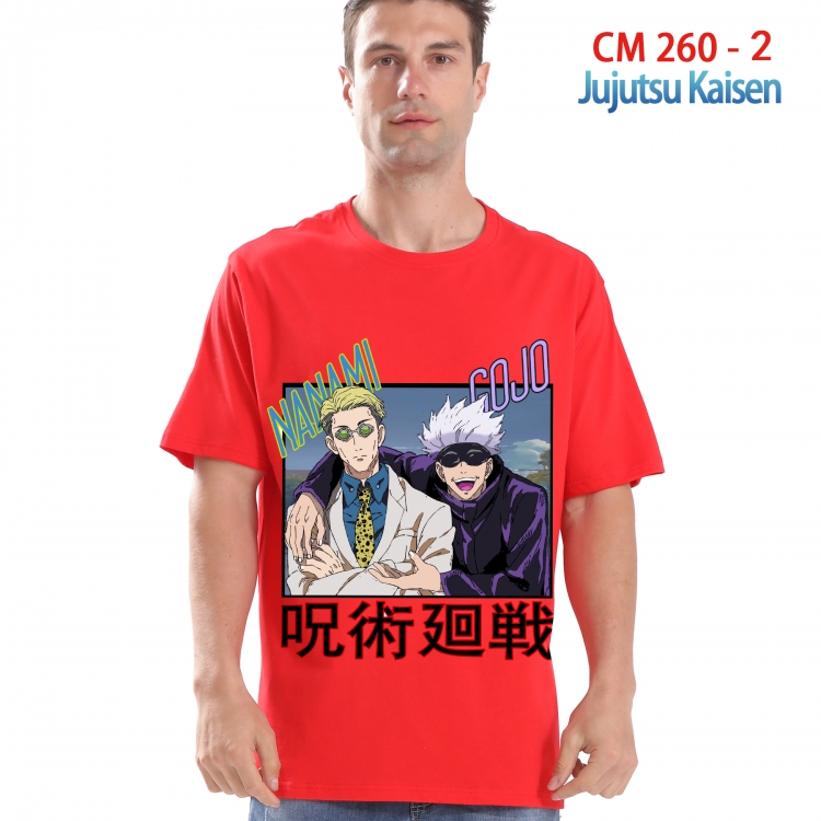 Jujutsu Kaisen Printed short-sleeved cotton T-shirt from S to 4XL 260 2