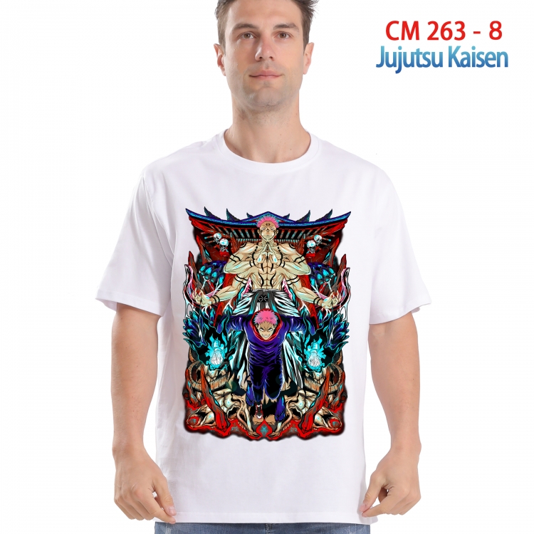 Jujutsu Kaisen Printed short-sleeved cotton T-shirt from S to 4XL 263 8