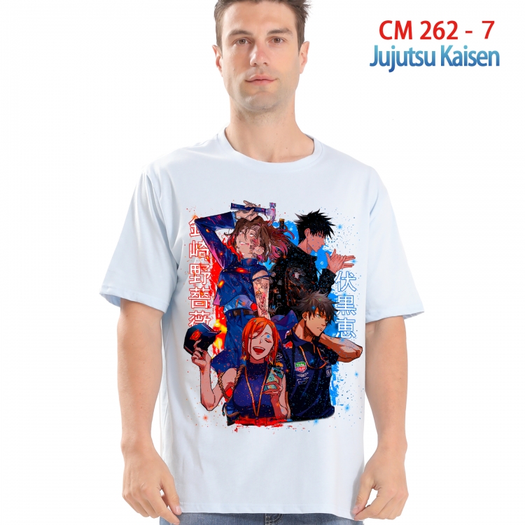 Jujutsu Kaisen Printed short-sleeved cotton T-shirt from S to 4XL 262 7