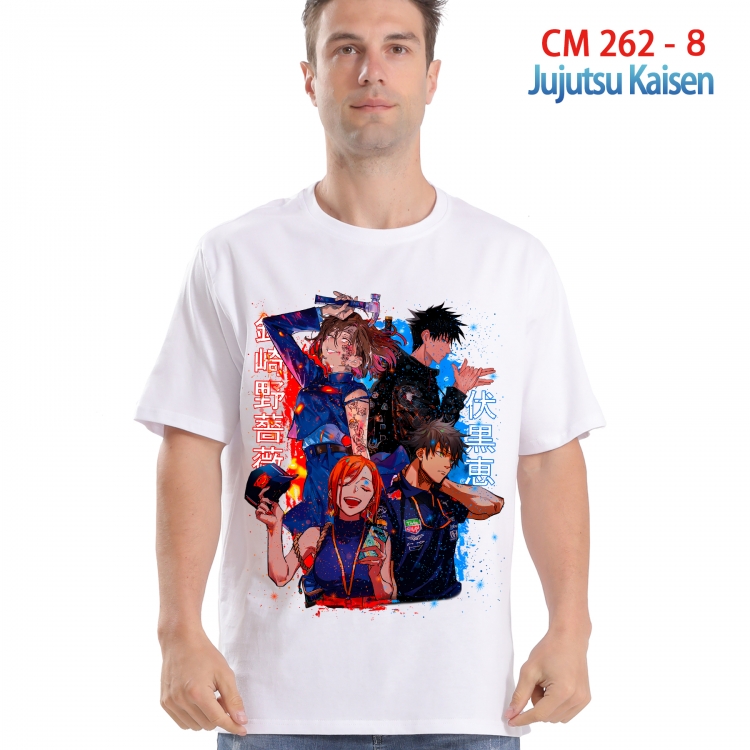 Jujutsu Kaisen Printed short-sleeved cotton T-shirt from S to 4XL 262 8