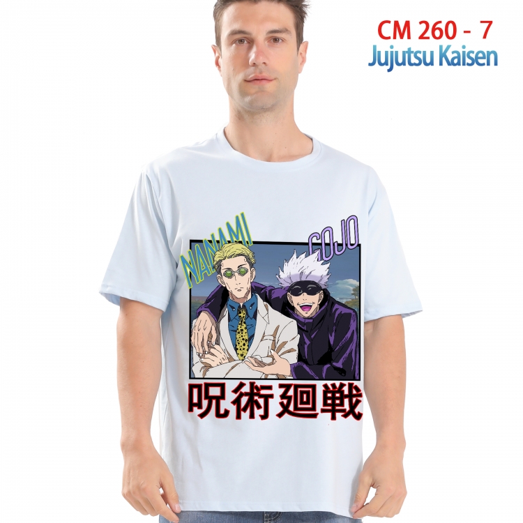 Jujutsu Kaisen Printed short-sleeved cotton T-shirt from S to 4XL  260 7