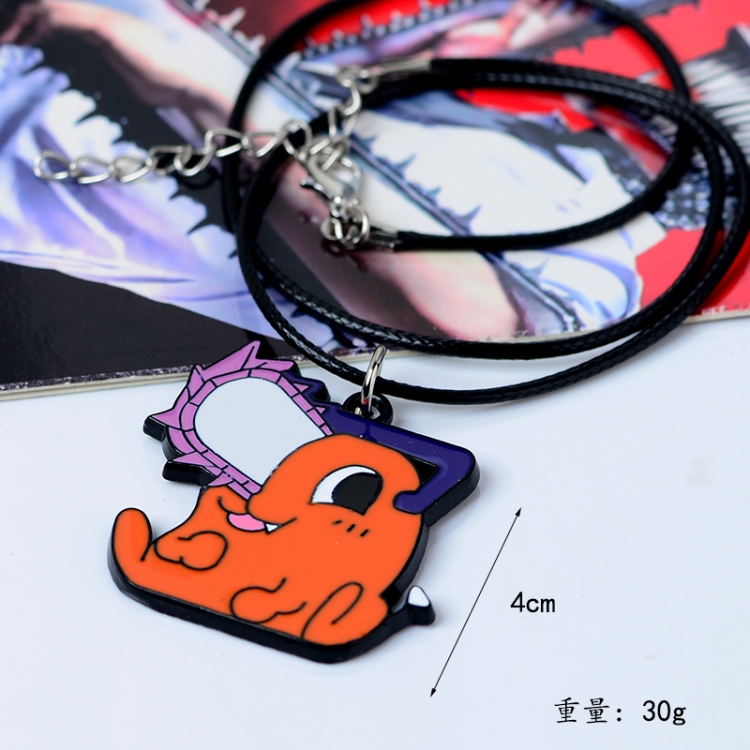 Chainsaw man Animation peripheral leather rope necklace pendant price for 5 pcs