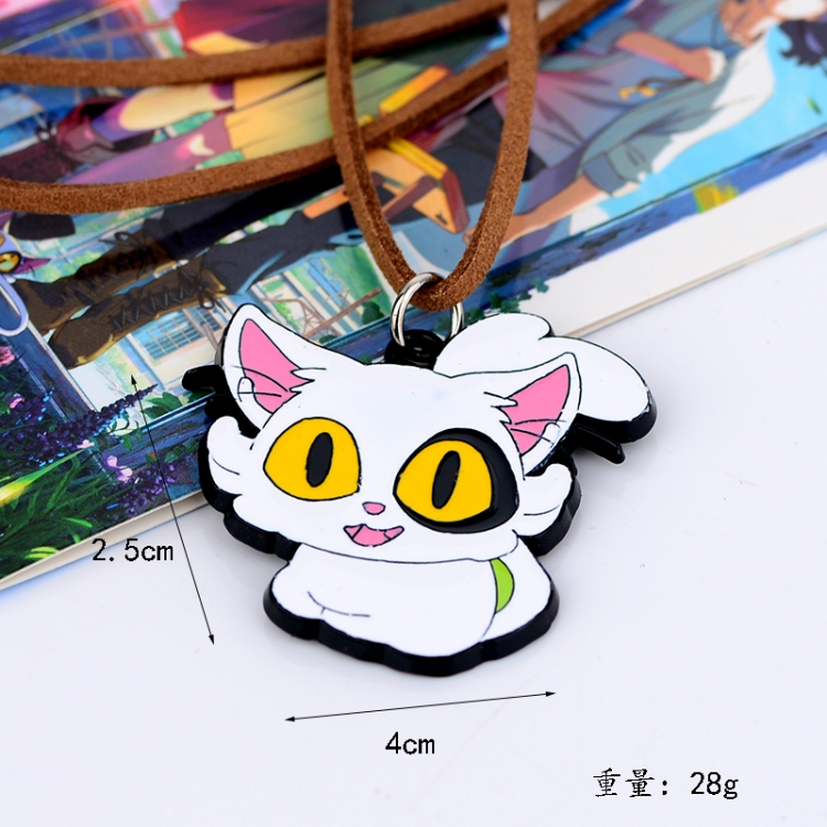 Tour of Bell and Bud Anime Surrounding Leather Rope Necklace Pendant price for 5 pcs