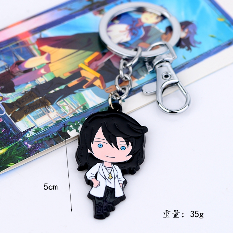 Tour of Bell and Bud Animation peripheral metal keychain pendant price for 5 pcs