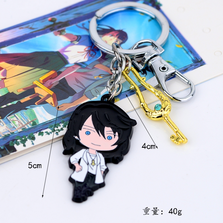 Tour of Bell and Bud Anime peripheral double pendant keychain pendant  price for 5 pcs