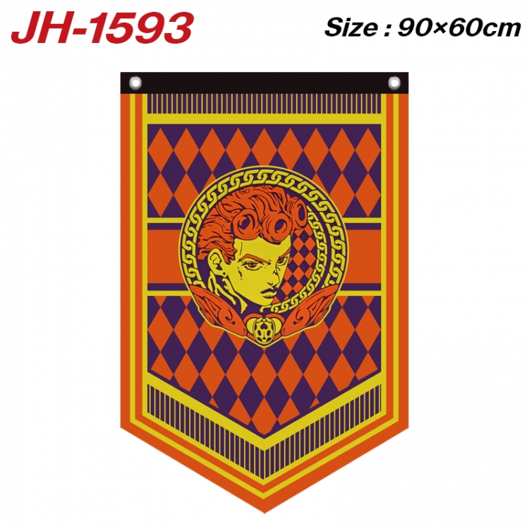 JoJos Bizarre Adventure Anime Peripheral Full Color Printing Banner 90X60CM JH-1593
