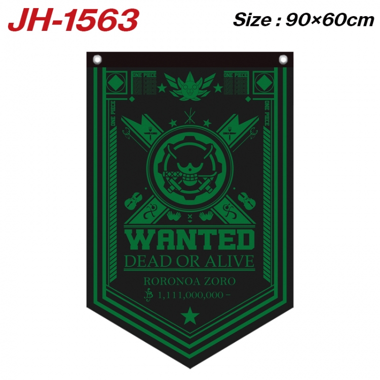 One Piece Anime Peripheral Full Color Printing Banner 90X60CM  JH-1563