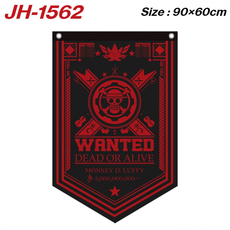 One Piece Anime Peripheral Full Color Printing Banner 90X60CM  JH-1562