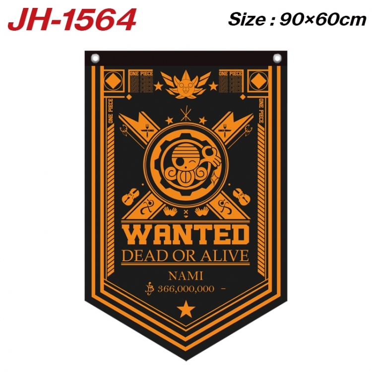 One Piece Anime Peripheral Full Color Printing Banner 90X60CM JH-1564
