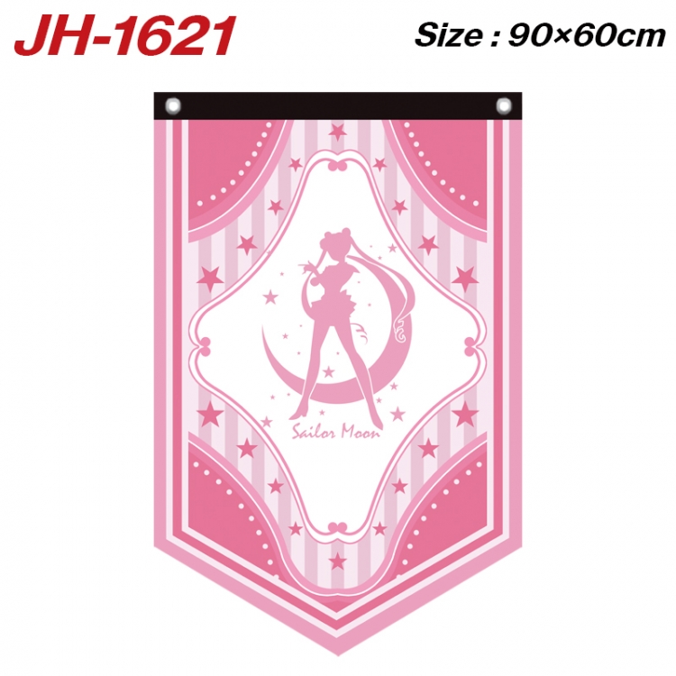 sailormoon Anime Peripheral Full Color Printing Banner 90X60CM  JH-1621